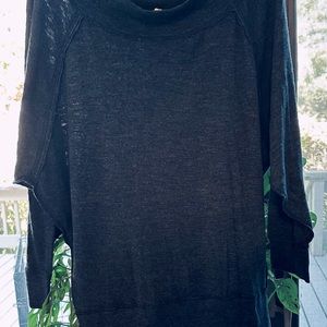 We the free slouchy off the shoulder top in Guc